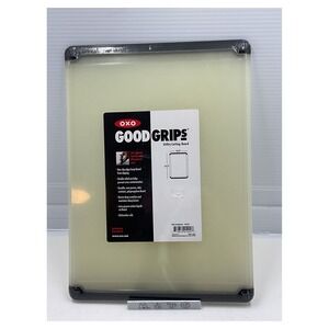OXO Good Grips Utility Cutting Board 10.5" x 14.5" Non-Slip Juice Groove NEW